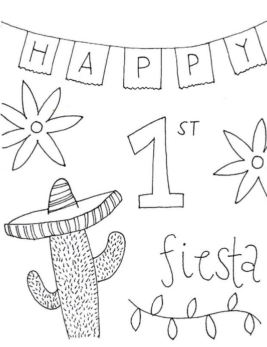 1st Fiesta - Black & White